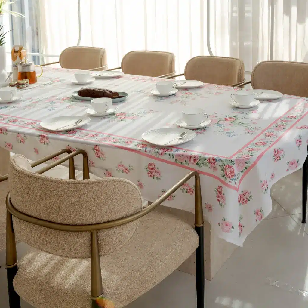 מפת שולחן לורן – שמנת