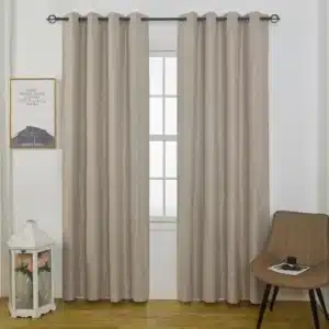 וילון מיכל האפלה 100% – קפה