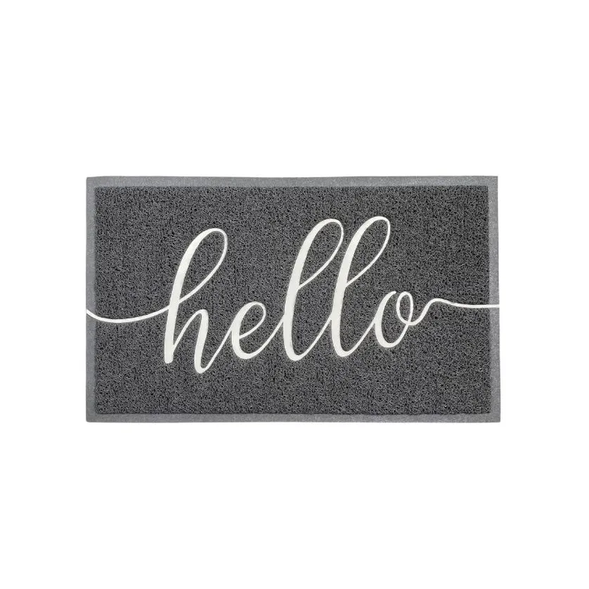 שטיח רעות – HELLO אפור